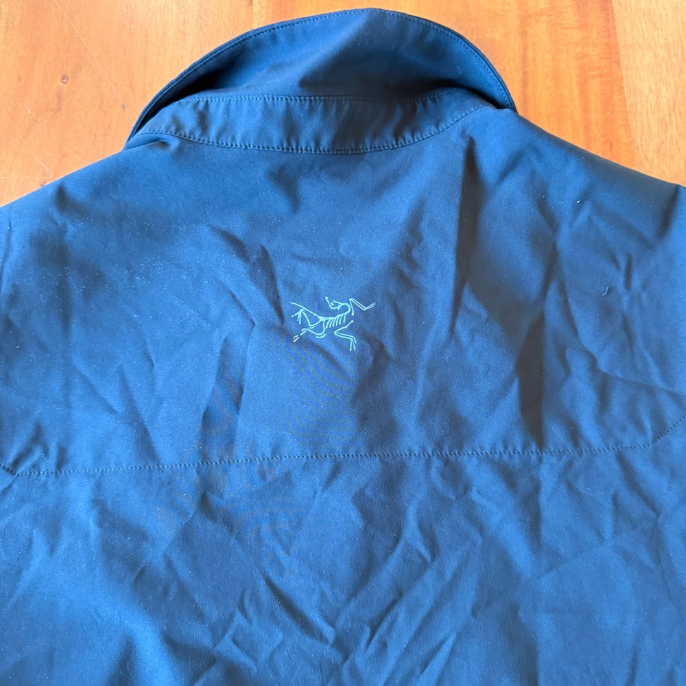 Arc'teryx Men's Black Long Sleeve Snap Shirt Size L - Picture 7 of 7